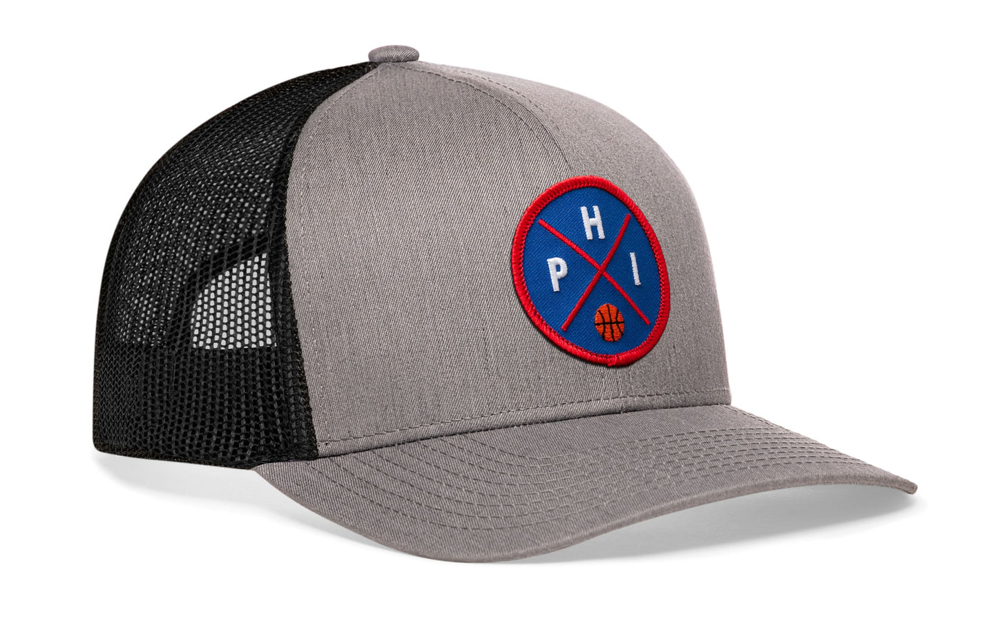 Philadelphia Trucker Hat  |  PHI X Basketball Snapback