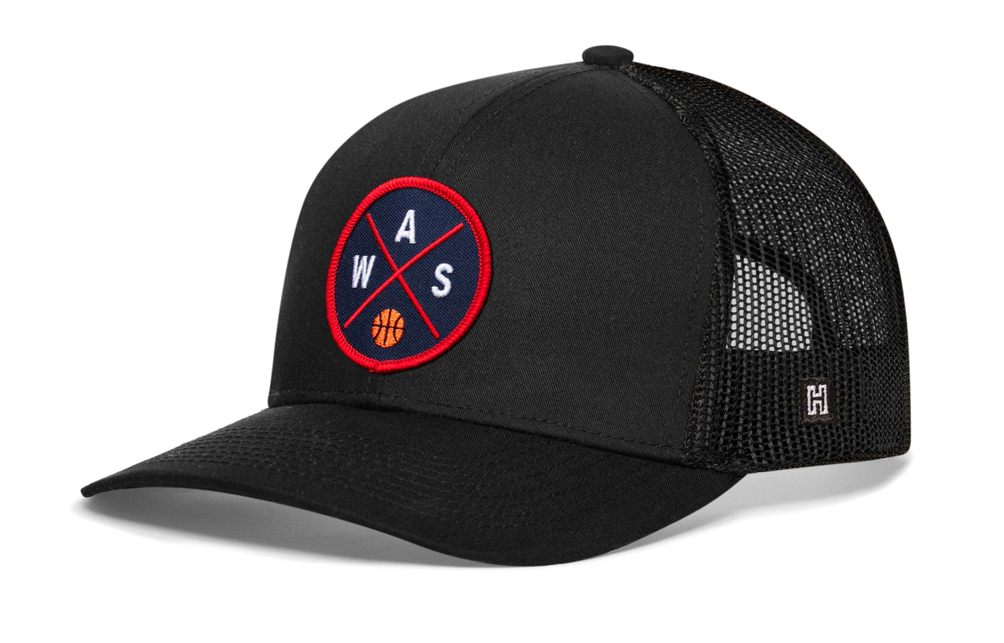 Washington DC Trucker Hat  |  WAS X Basketball Snapback