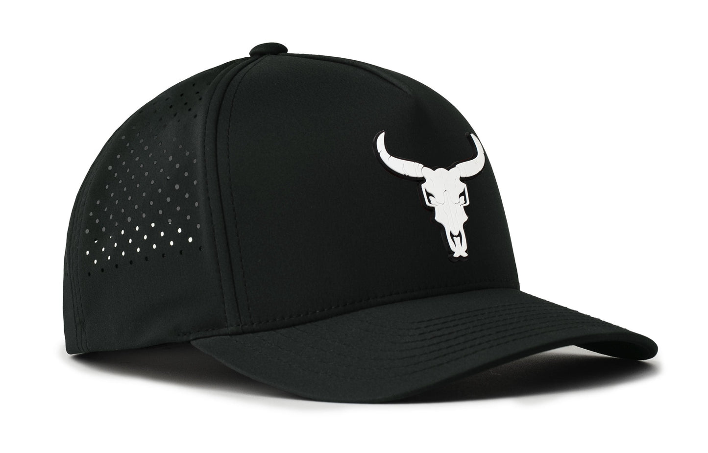 Bull Skull Performance 5-Panel Hat  |  Steer Flexfit Snapback