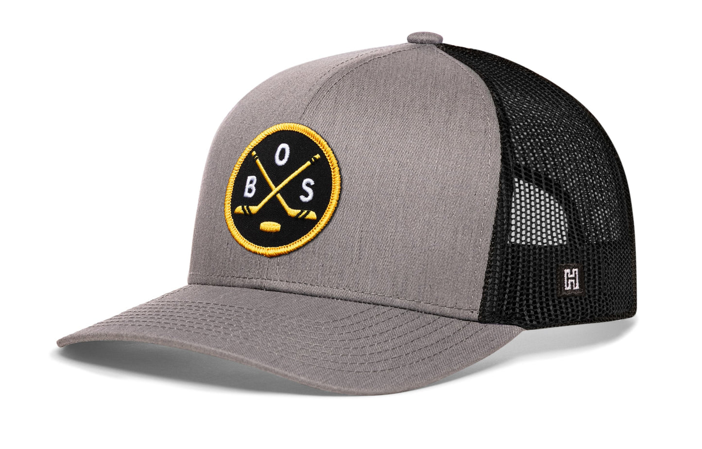 Boston Hockey Trucker Hat  |  BOS X Snapback