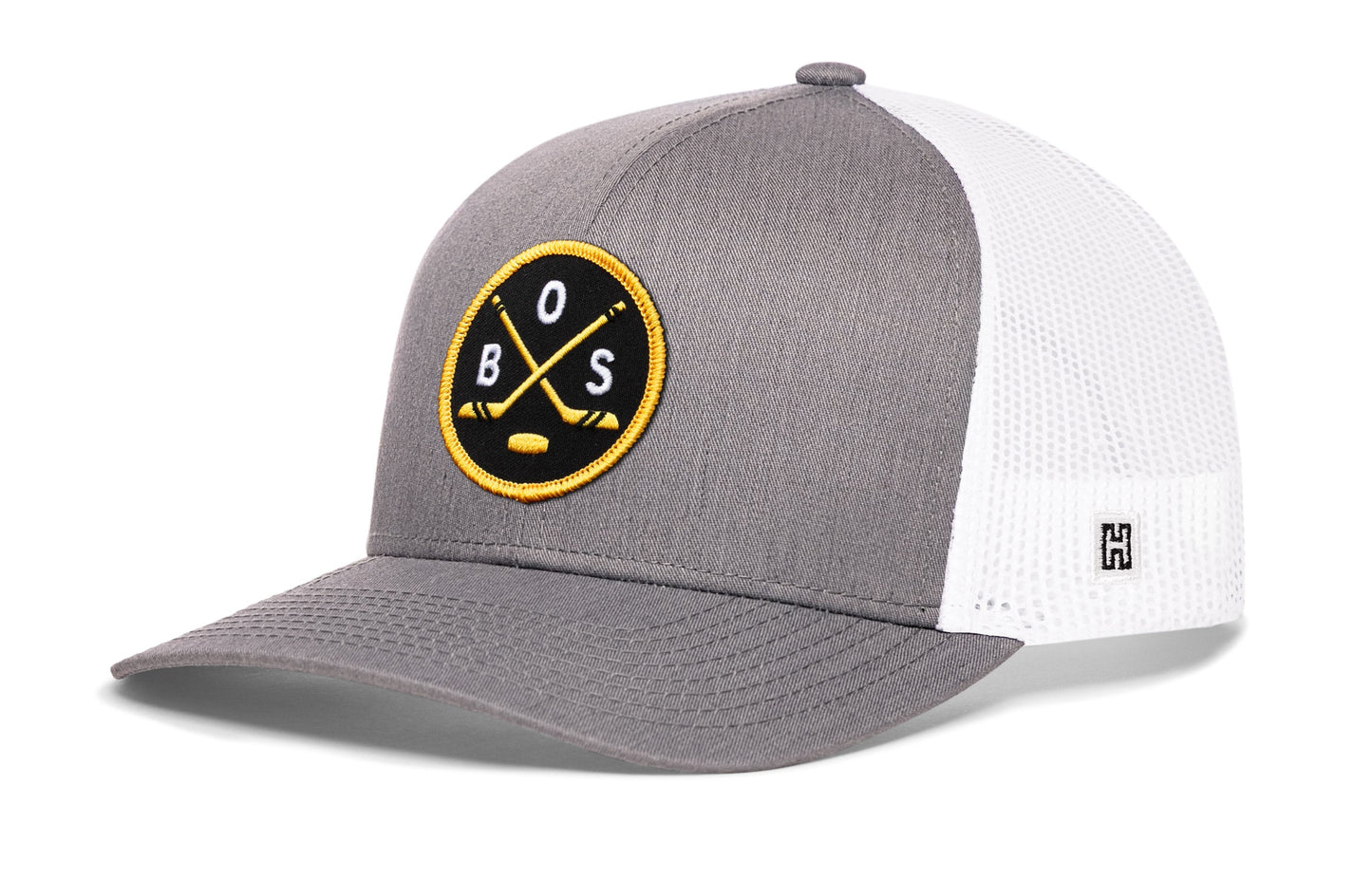 Boston Hockey Trucker Hat  |  BOS X Snapback