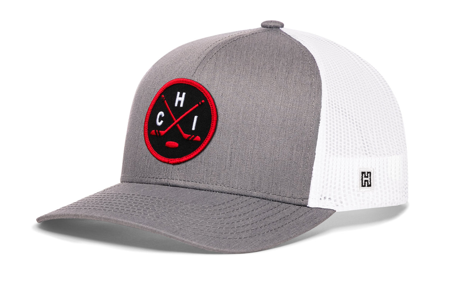 Chicago Hockey Trucker Hat  |  CHI X Snapback