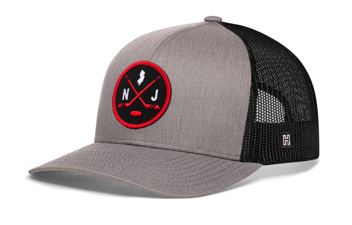 New Jersey Hockey Trucker Hat  |  NJ X Snapback