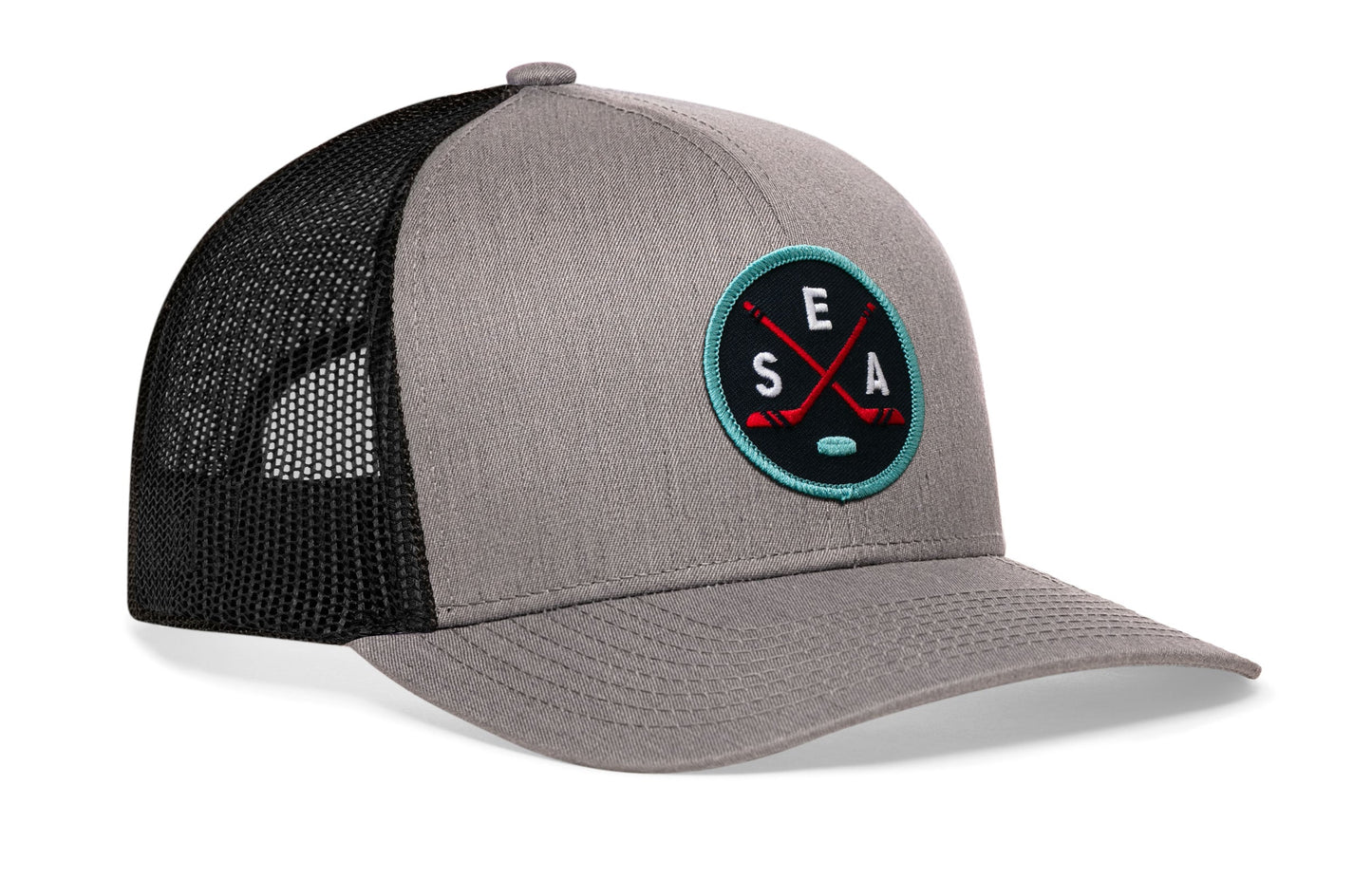 Seattle Hockey Trucker Hat  |  SEA X Snapback