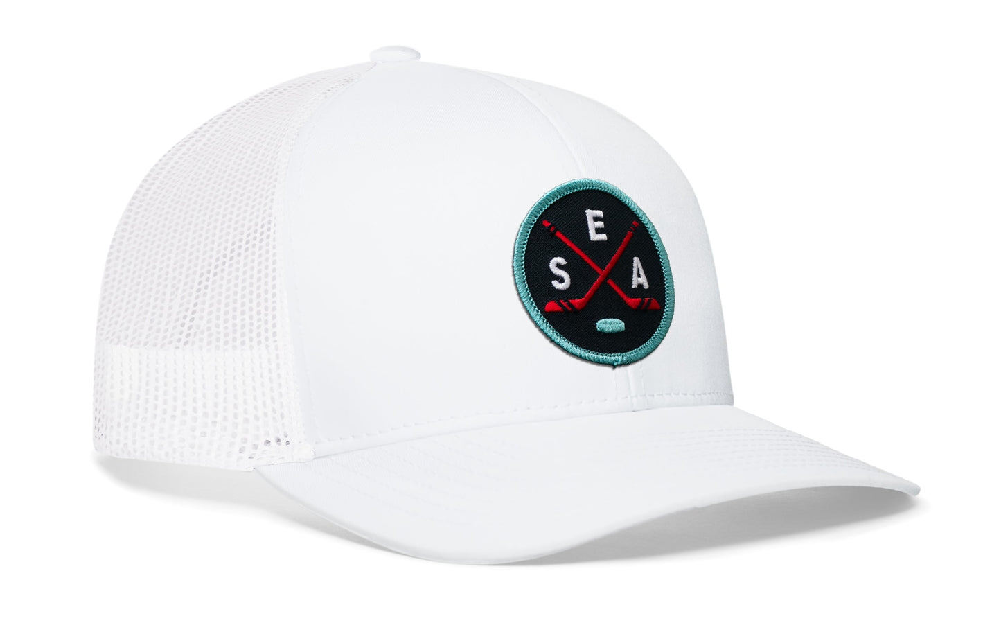 Seattle Hockey Trucker Hat  |  SEA X Snapback