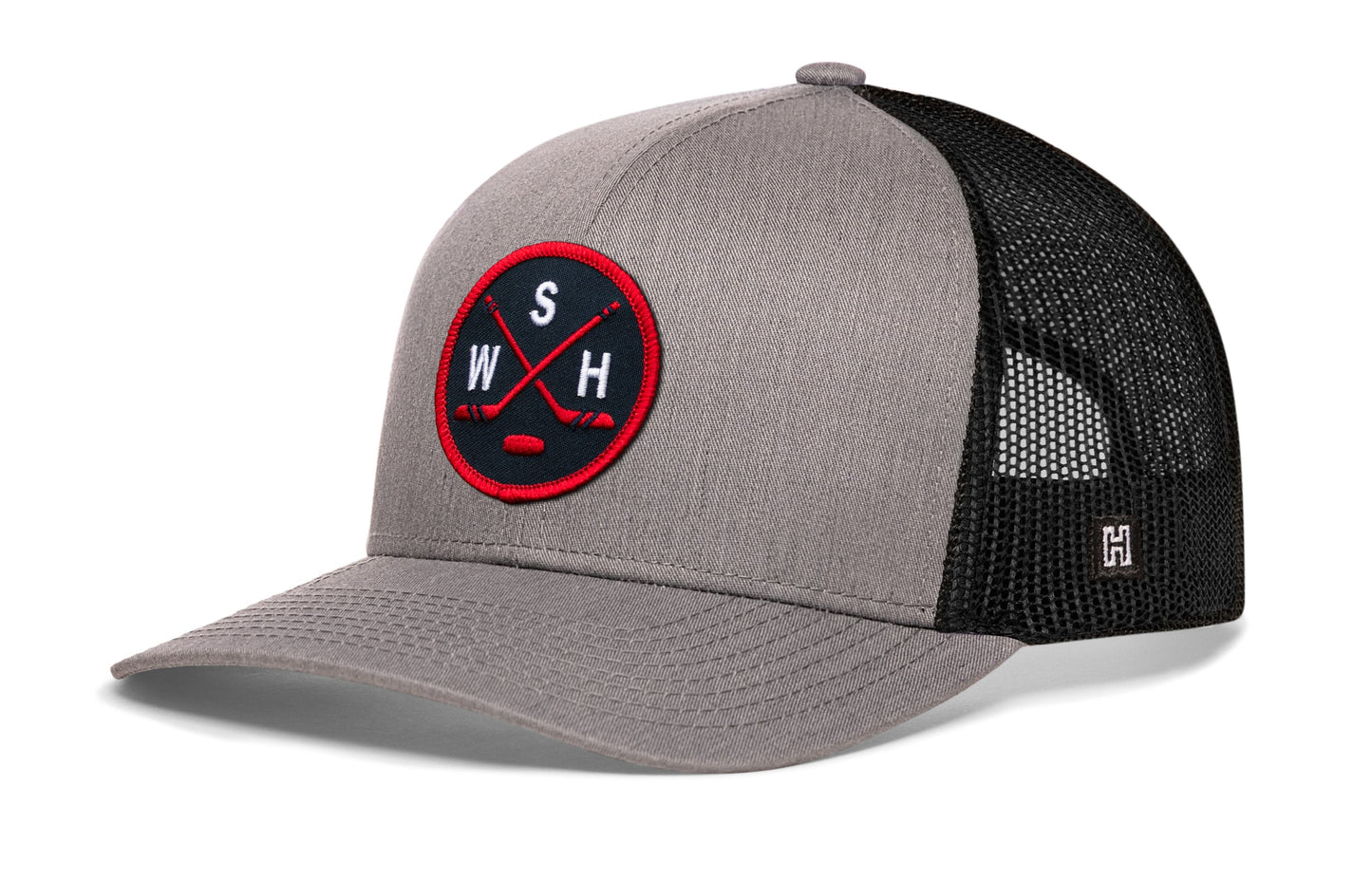Washington DC Hockey Trucker Hat  |  WSH X Snapback