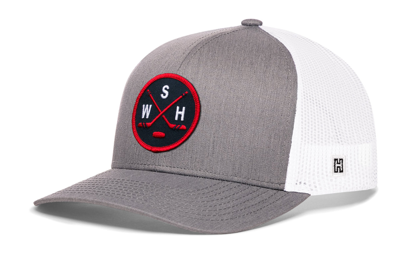 Washington DC Hockey Trucker Hat  |  WSH X Snapback