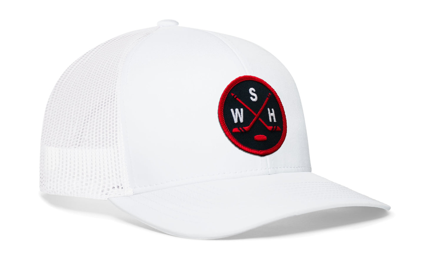 Washington DC Hockey Trucker Hat  |  WSH X Snapback