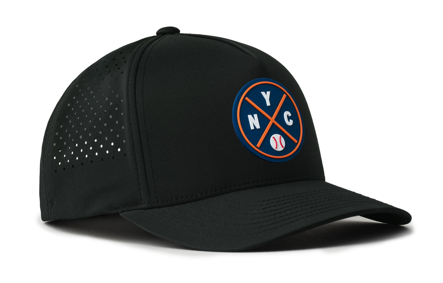 New York Baseball Performance 5-Panel Hat  |  Blue NYC X Flexfit® Snapback