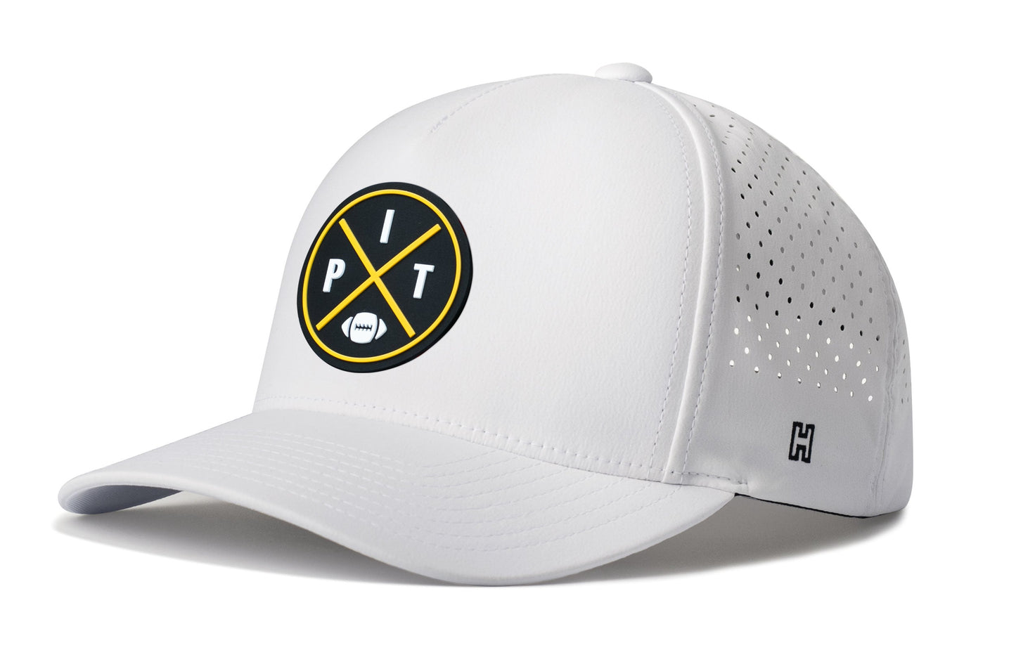 Pittsburgh Football Performance 5-Panel Hat  |  Black PIT X Flexfit Snapback