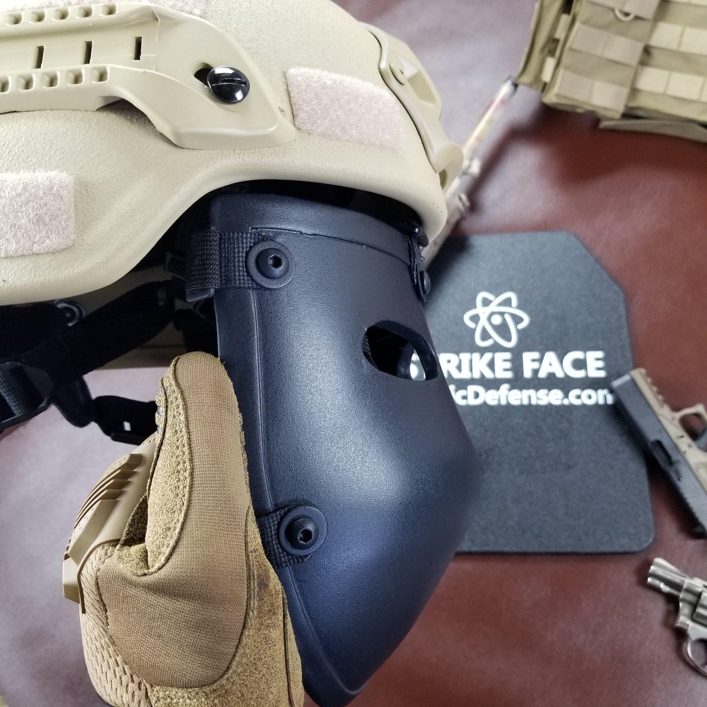 Half Face Bulletproof Mask for Helmets - NIJ Level IIIA+
