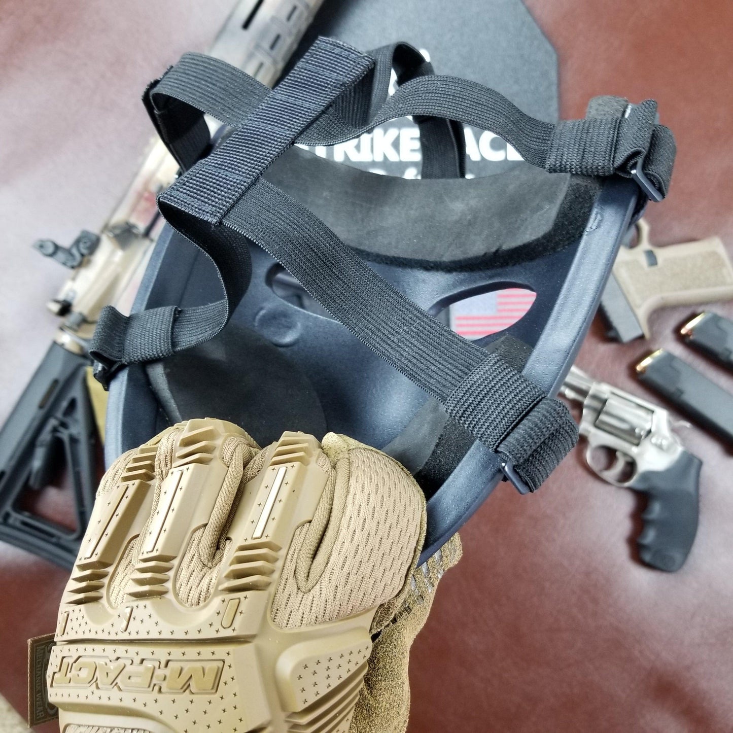Half Face Bulletproof Mask for Helmets - NIJ Level IIIA+