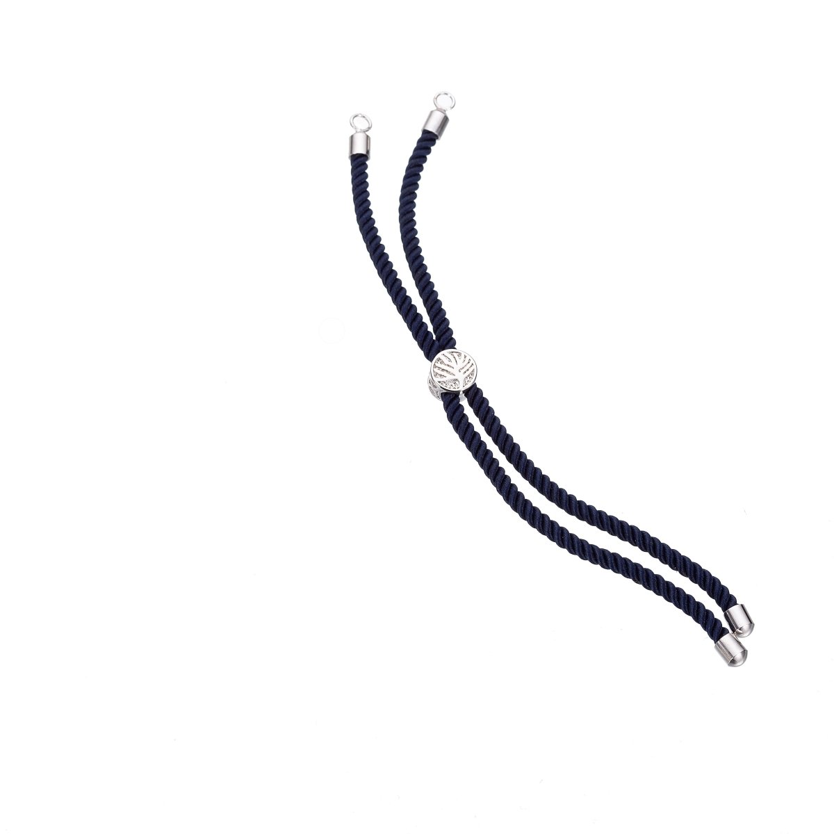 Half Finished Adjustable Cord Bracelet with Jump Rings, Semi Finished Friendship Bracelet | SP-048-054