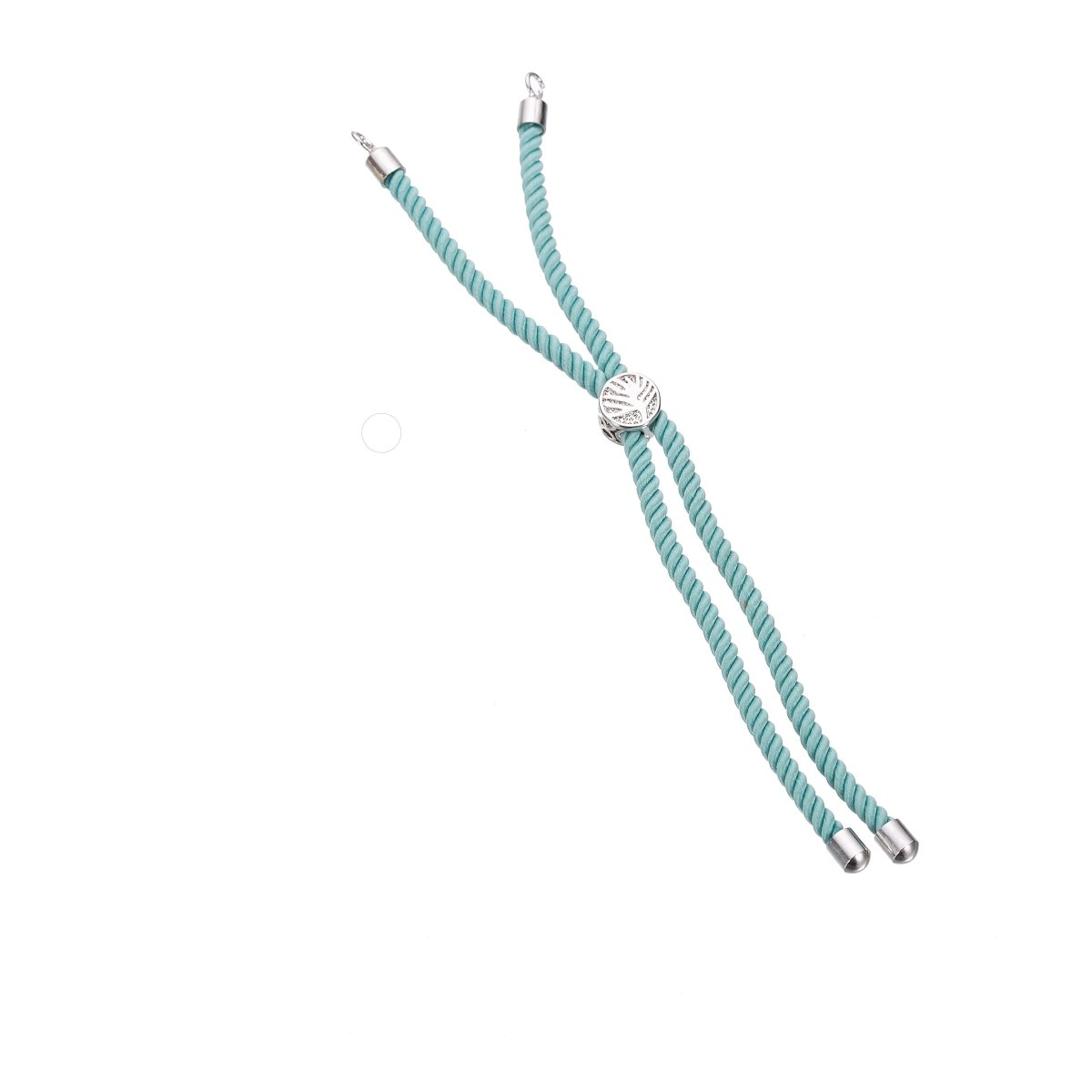 Half Finished Adjustable Cord Bracelet with Jump Rings, Semi Finished Friendship Bracelet | SP-048-054