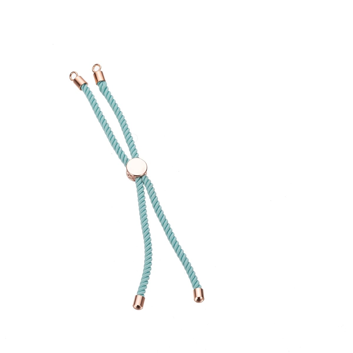 Half Finished Adjustable Cord Bracelet with Jump Rings, Semi Finished Friendship Bracelet | SP-048-054