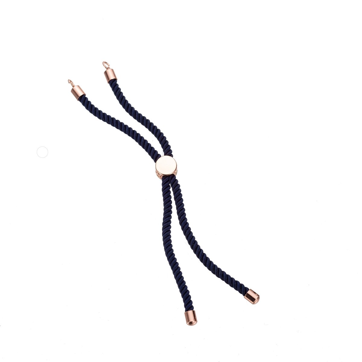 Half Finished Adjustable Cord Bracelet with Jump Rings, Semi Finished Friendship Bracelet | SP-048-054