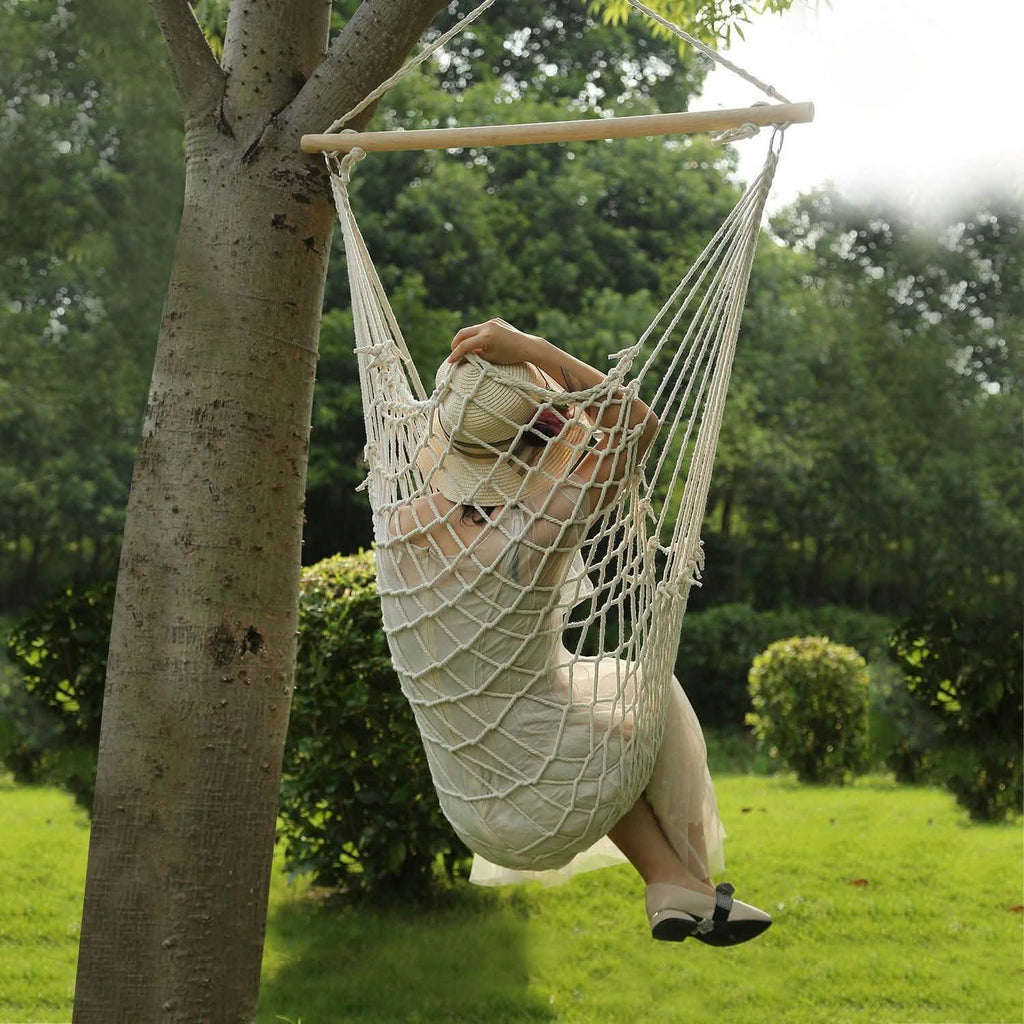 Hammock Chair Hanging Rope Seat