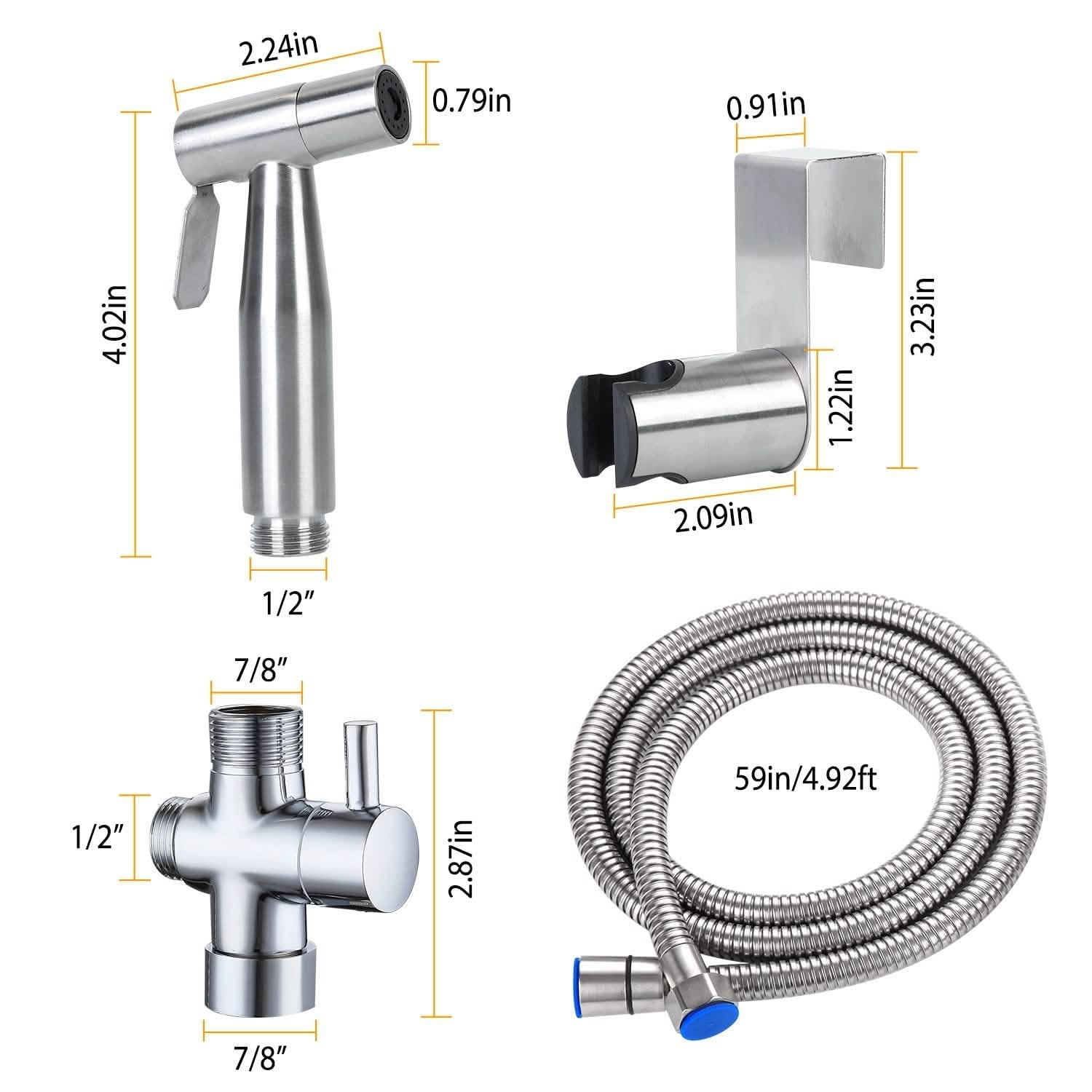 Handheld Bidet Sprayer Stainless Steel