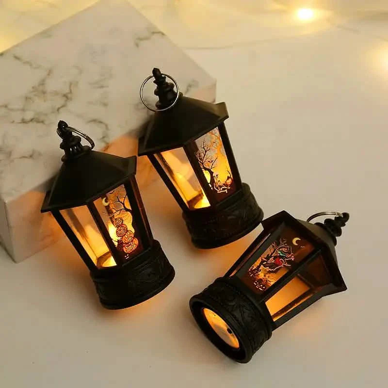 ハンドヘルドLEDキャンドル風ライト ハロウィン装飾とパーティー用