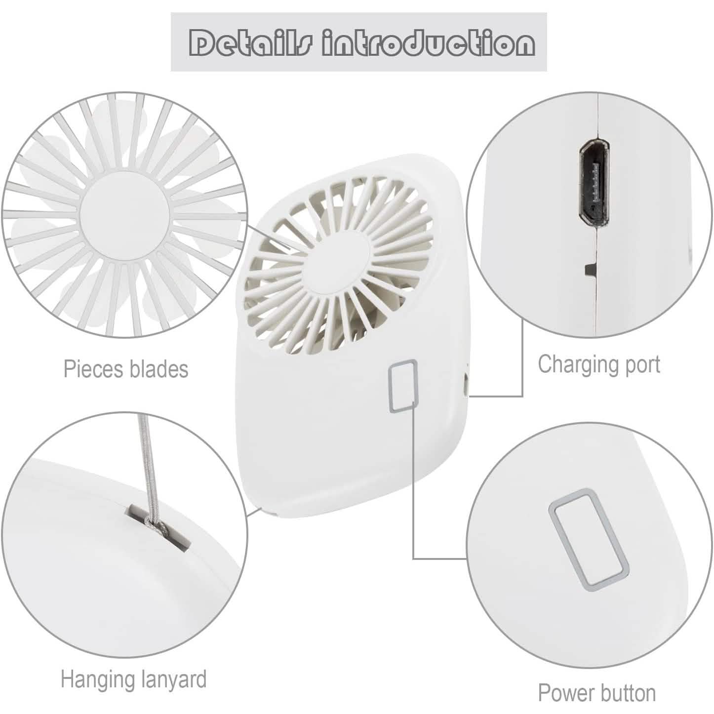 Mini ventilateur portatif puissant