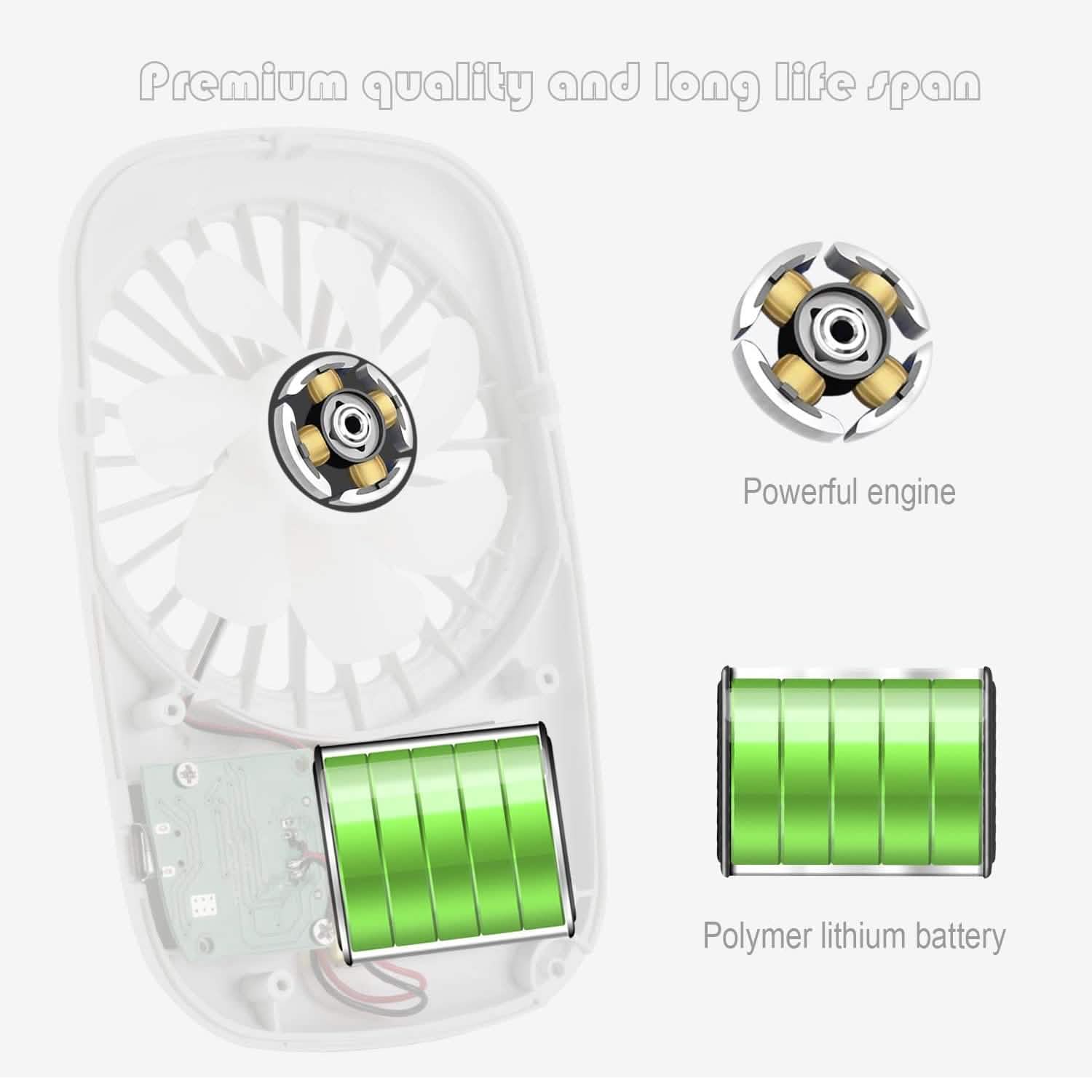 Mini ventilateur portatif puissant