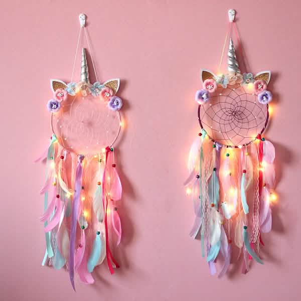 Handmade Feather Dream Catcher Wall Hanging Decoration