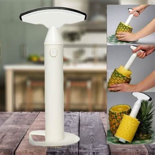 Coupe-ananas et vide-ananas pratique