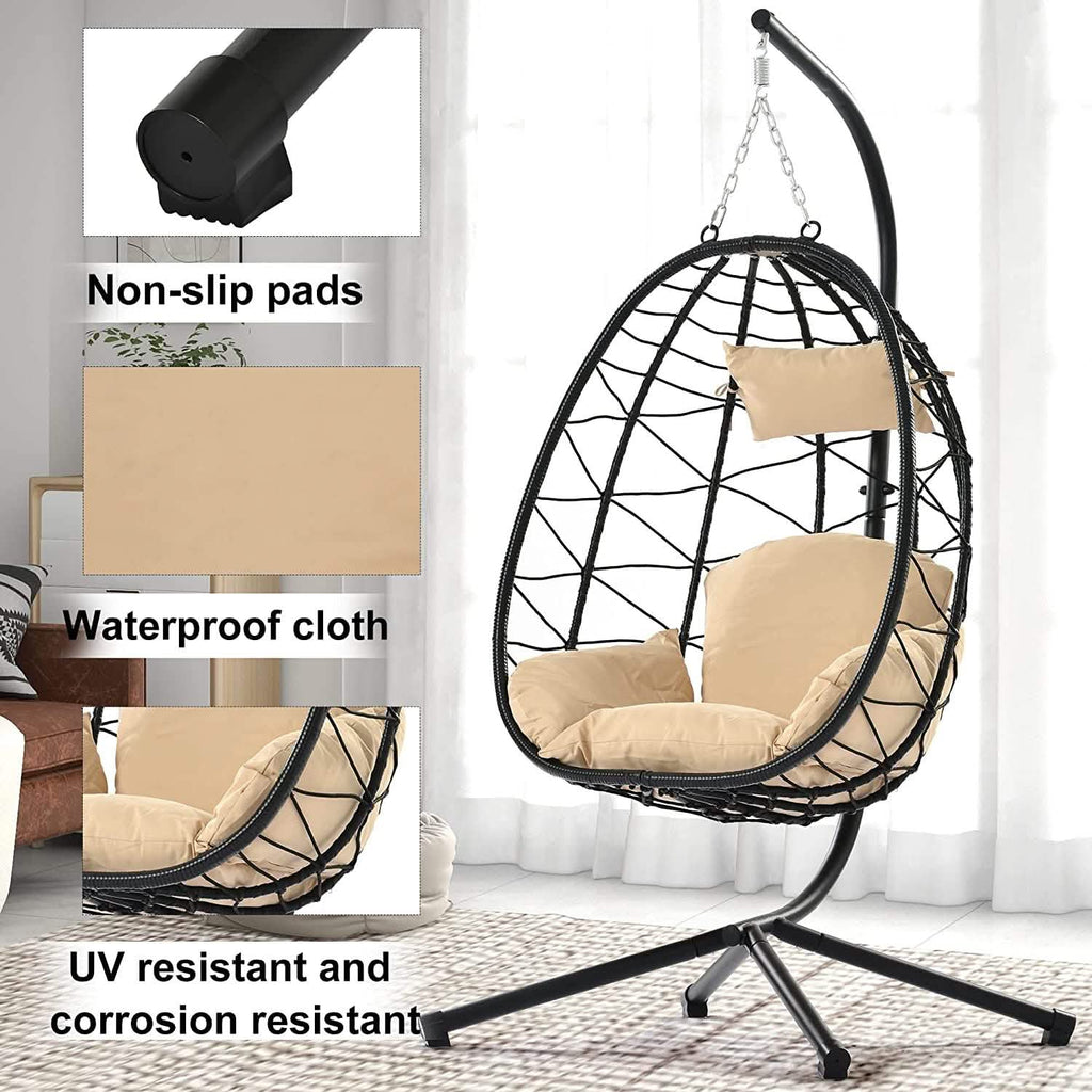 Hanging Egg Chair, Outdoor Indoor Swing Chair