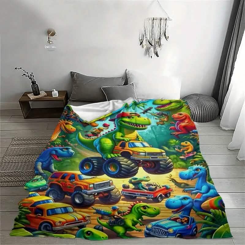 HD Digital Print Flannel Throw Blanket