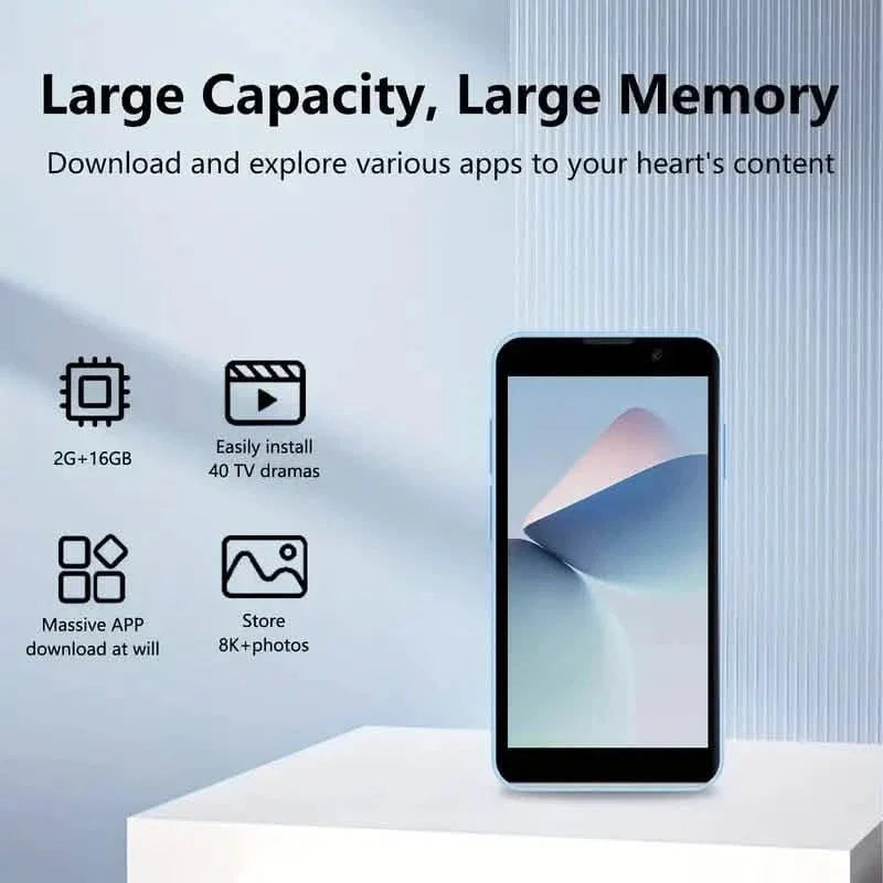 HD Mini Pocket-Sized Unlocked Smartphone for Android with WiFi, GPS, Touch Screen, and Dual SIM Slots