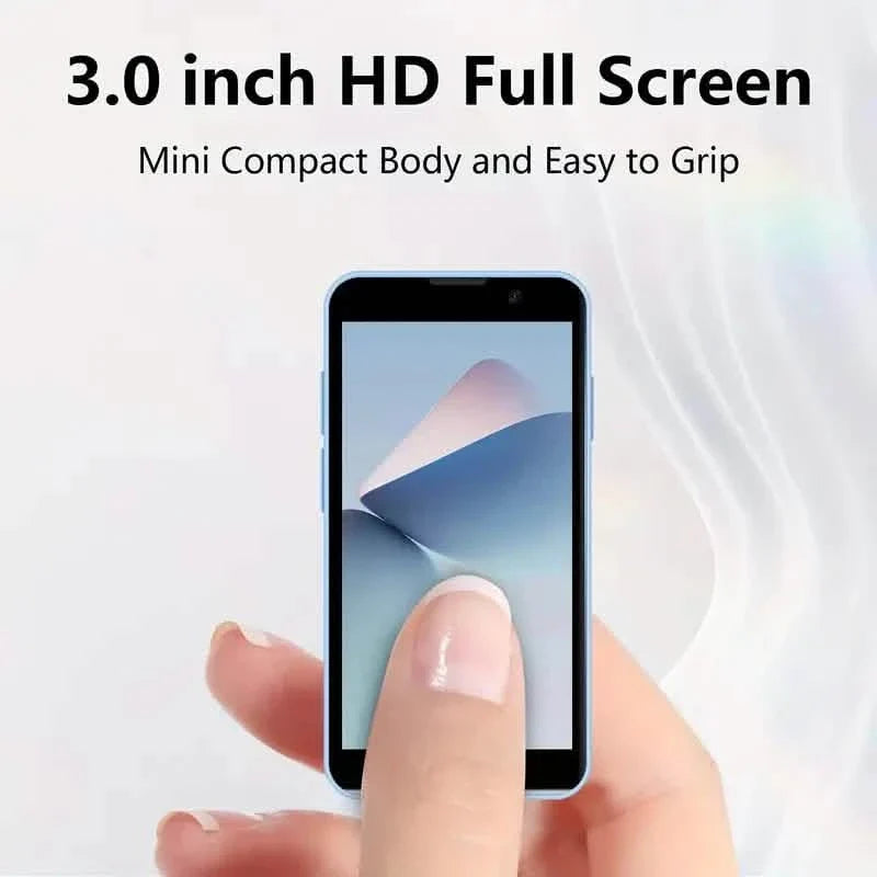 HD Mini Pocket-Sized Unlocked Smartphone for Android with WiFi, GPS, Touch Screen, and Dual SIM Slots