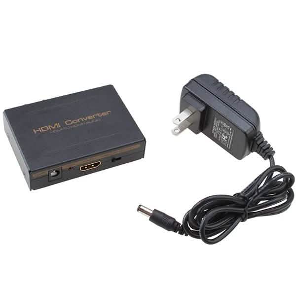 Extracteur audio HDMI vers HDMI + SPDIF + RCA G/D - Convertisseur