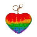 Heart Push Pop Pouch with Zipper