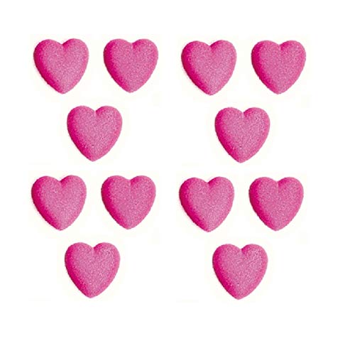 Oasis Supply, Formes comestibles amusantes | Décorations en sucre peintes à la main pour gâteaux et cupcakes | Décorations pour la Saint-Valentin et la Fête des Mères