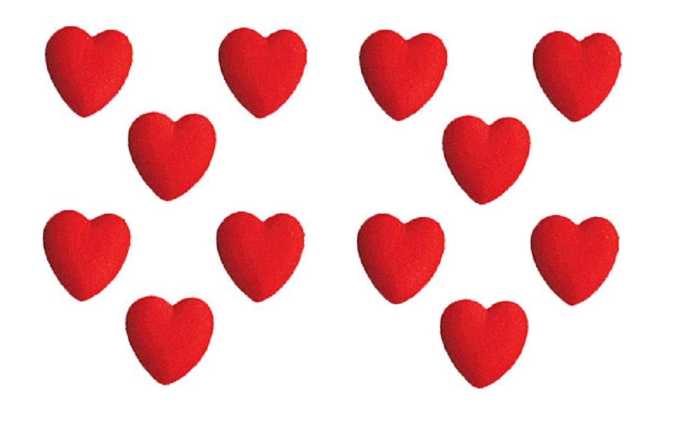 Oasis Supply, Formes comestibles amusantes | Décorations en sucre peintes à la main pour gâteaux et cupcakes | Décorations pour la Saint-Valentin et la Fête des Mères