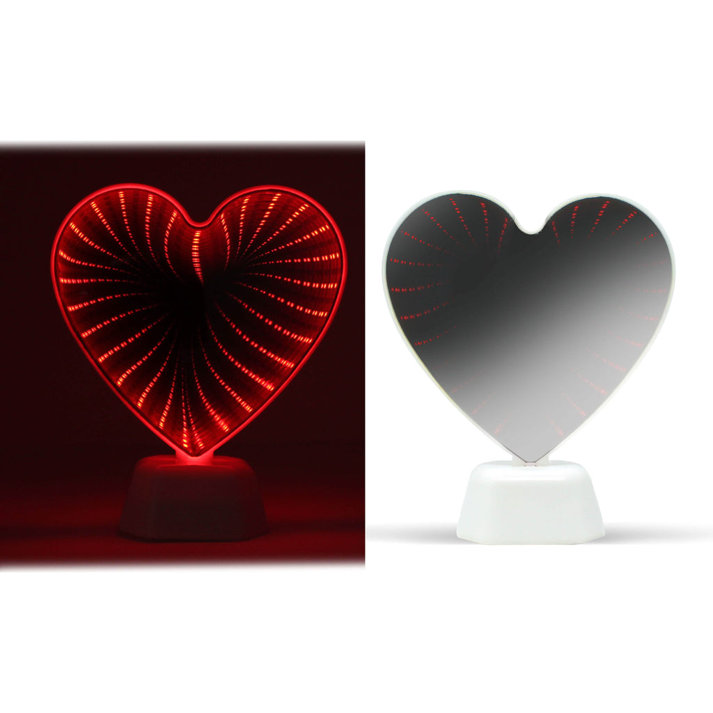 Hearth and Haven Laser Night Light Desktop Decorative Infinity Mirror
