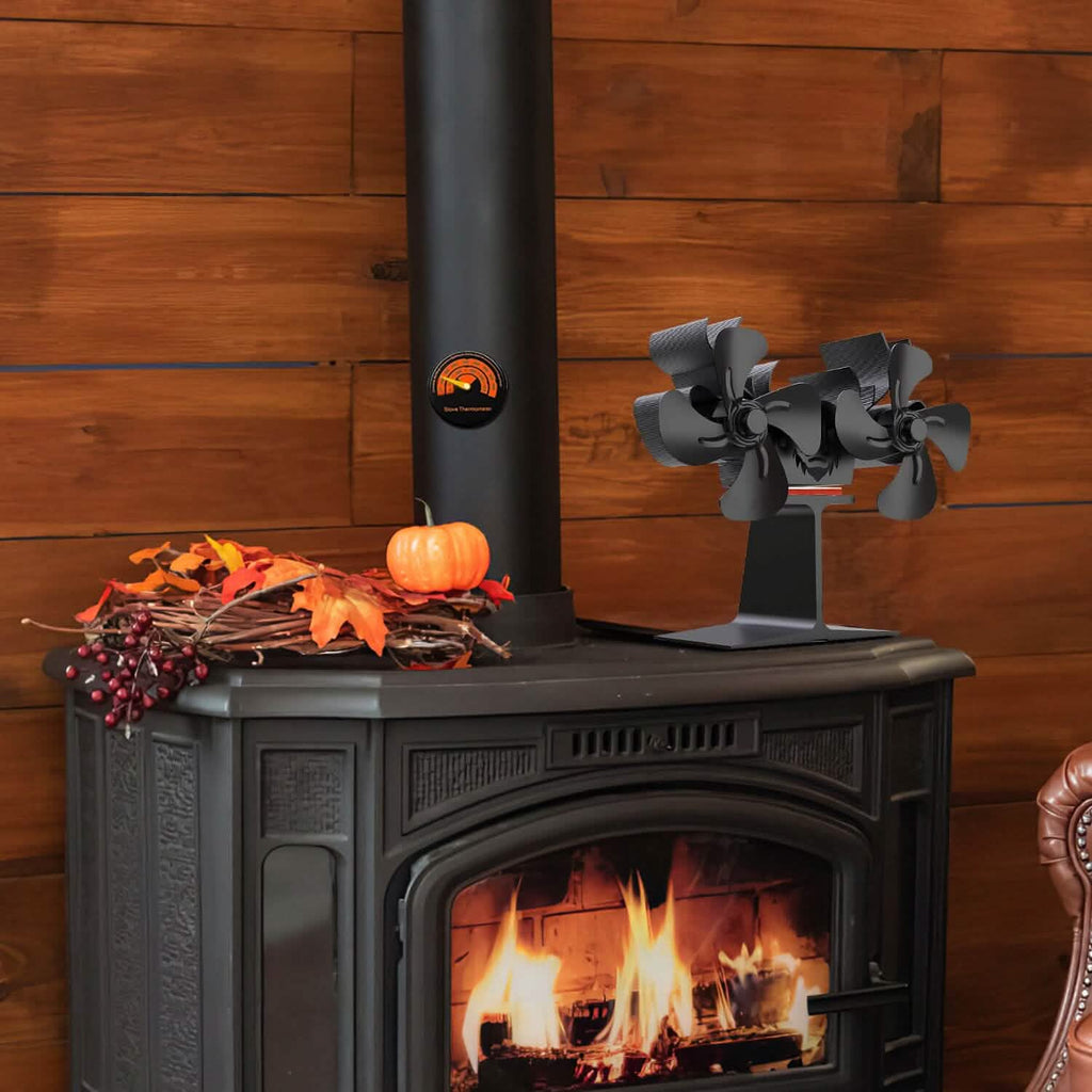 Ventilateur de poêle à bois alimenté par la chaleur