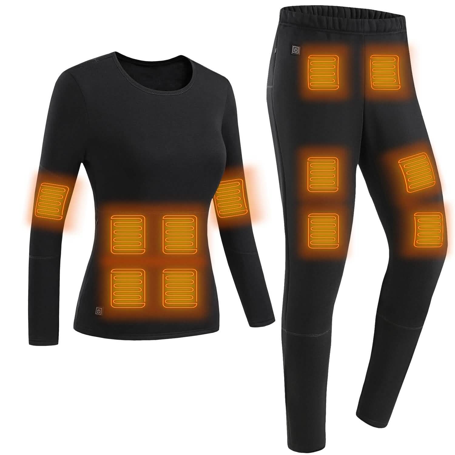 Heated Underwear Long Shirt and Pants Set
