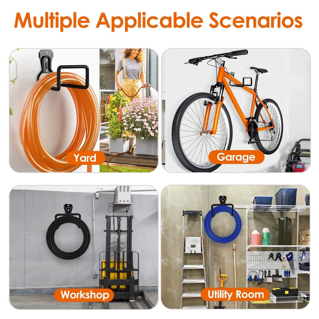Heavy Duty Iron Hose Holder Wall Mounted