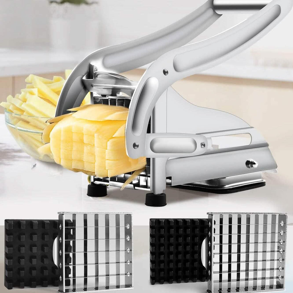 Coupe-frites professionnel en acier inoxydable