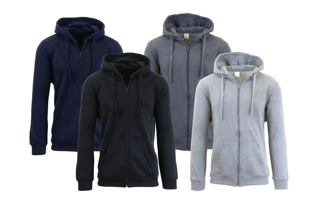 Cochon lourd Doublure polaire zippée ou sweat à capuche - Taille XXXL