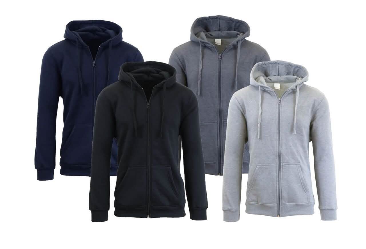 Cochon lourd Doublure polaire zippée ou sweat à capuche - Taille XXXL