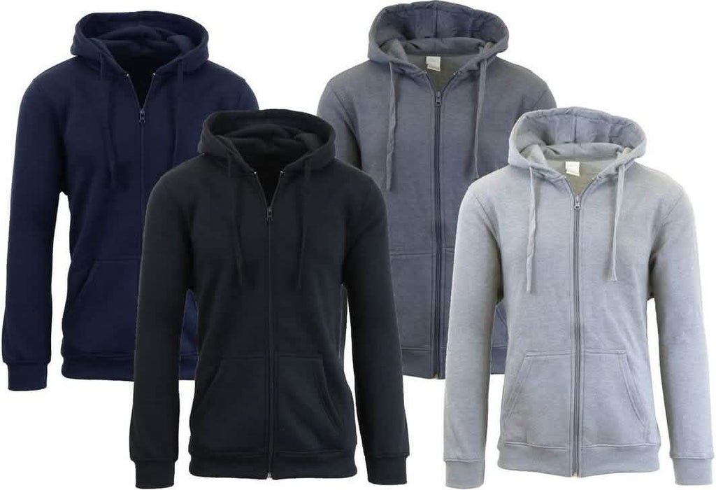 Cochon lourd Doublure polaire zippée ou sweat à capuche - Taille XXXL