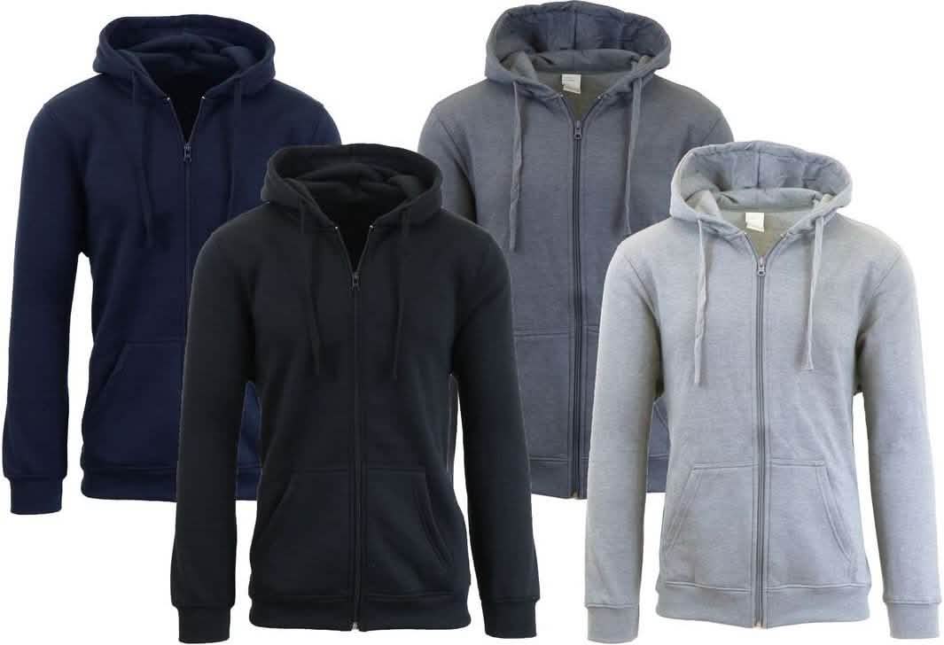 Cochon lourd Doublure polaire zippée ou sweat à capuche - Taille XXXL