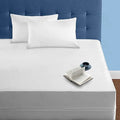 Protège-matelas en vinyle zippé imperméable et anti-punaises de lit, poids lourd