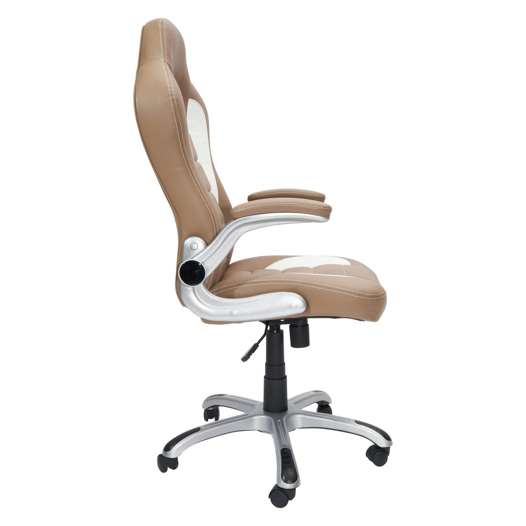High Back Executive Sport Race Office Chair With Flip-up Arms