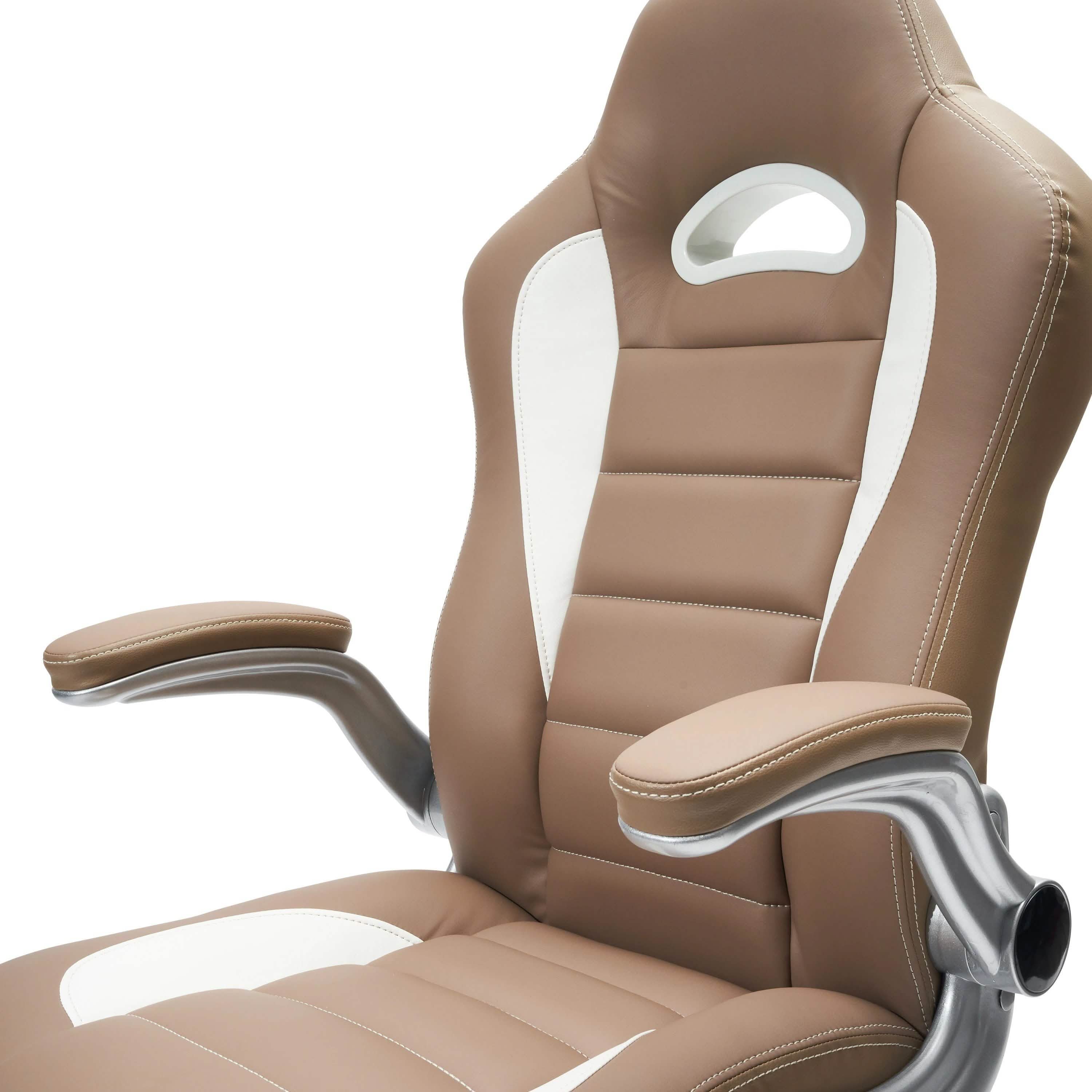 High Back Executive Sport Race Office Chair With Flip-up Arms