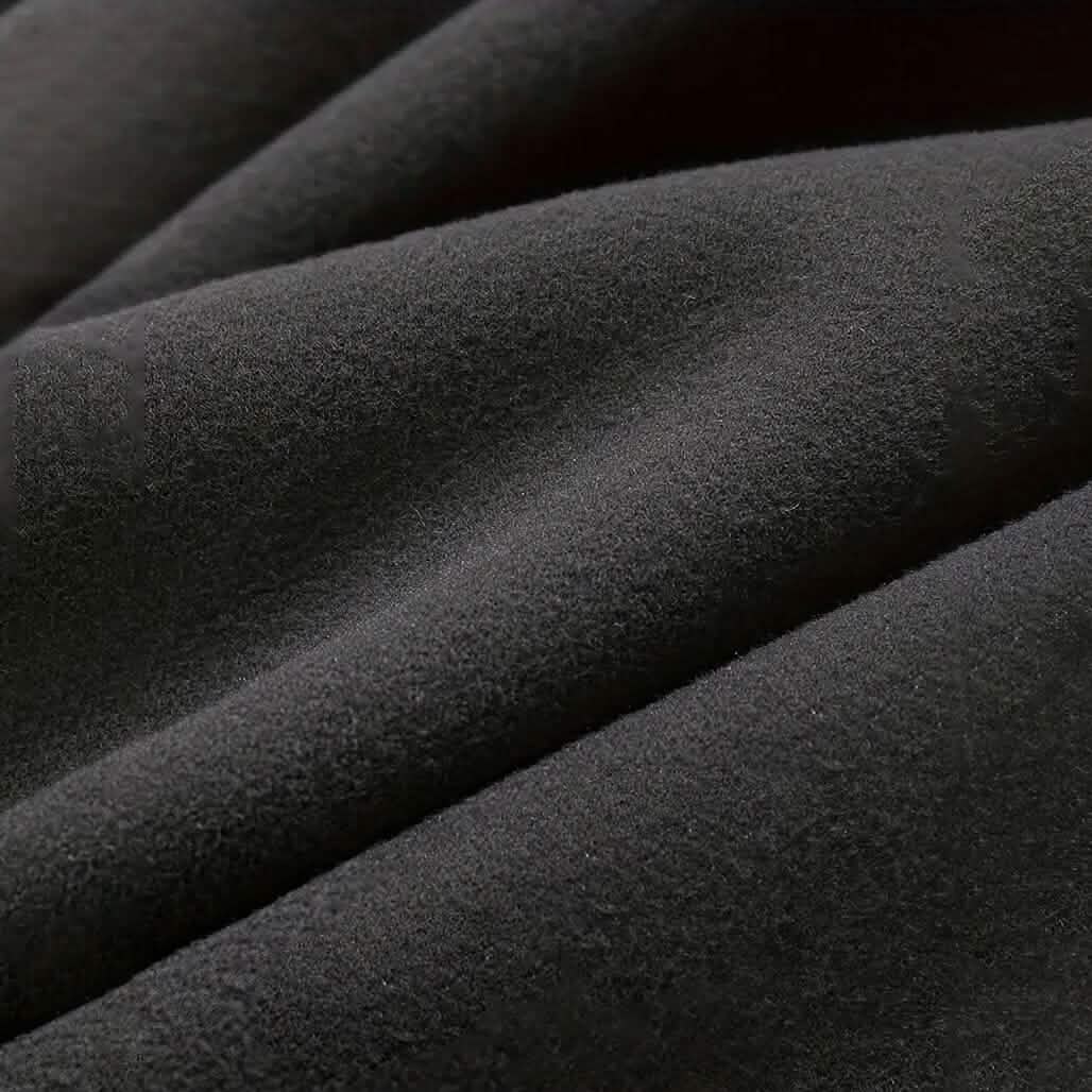 Legging élastique doublé polaire en similicuir PU taille haute
