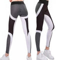 Pantalon de sport fitness yoga leggings ruchés taille haute alvéolés