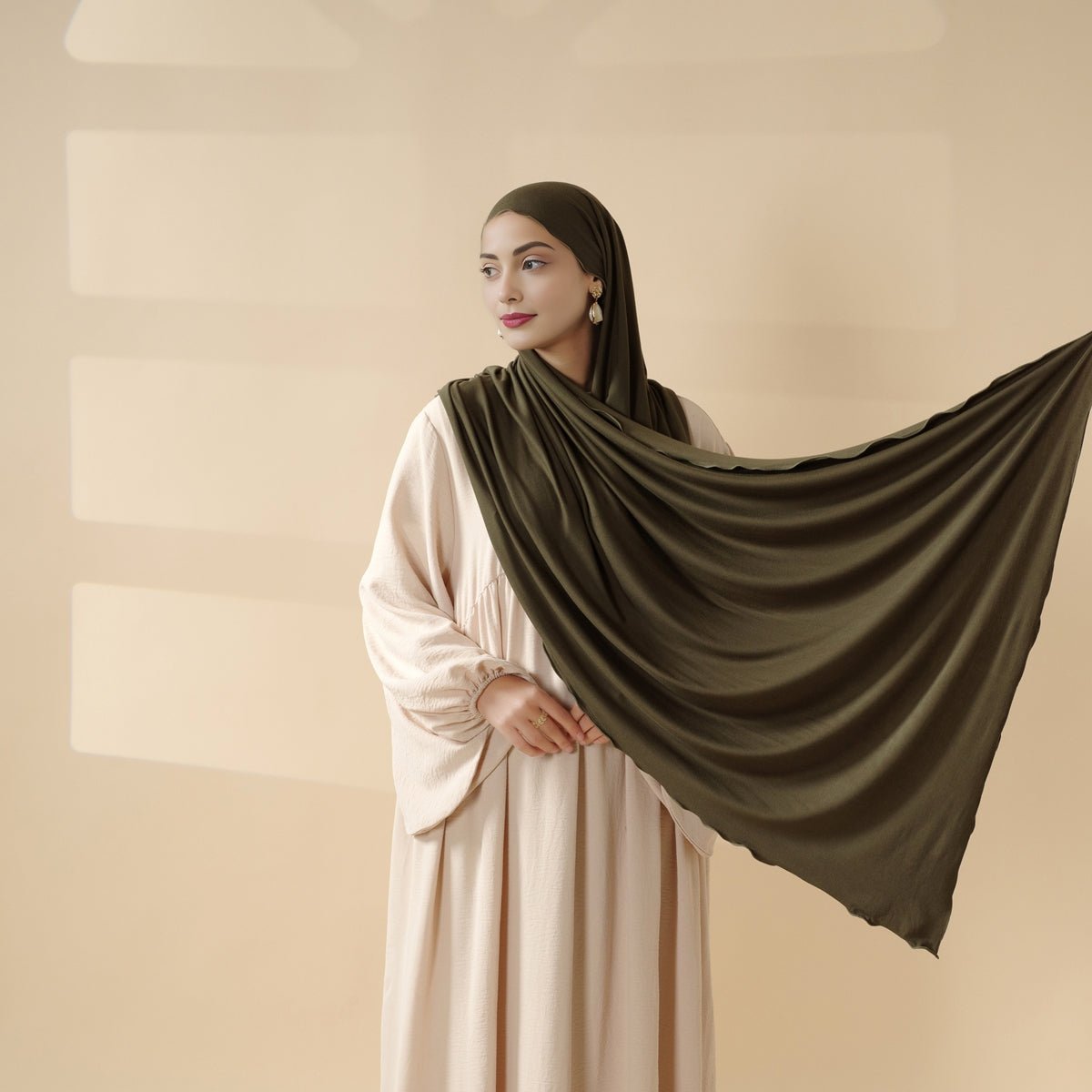 Perfect Hijab for Eid: Premium Modal Jersey Long Scarf – Soft, Breathable & Elegant (MH105)